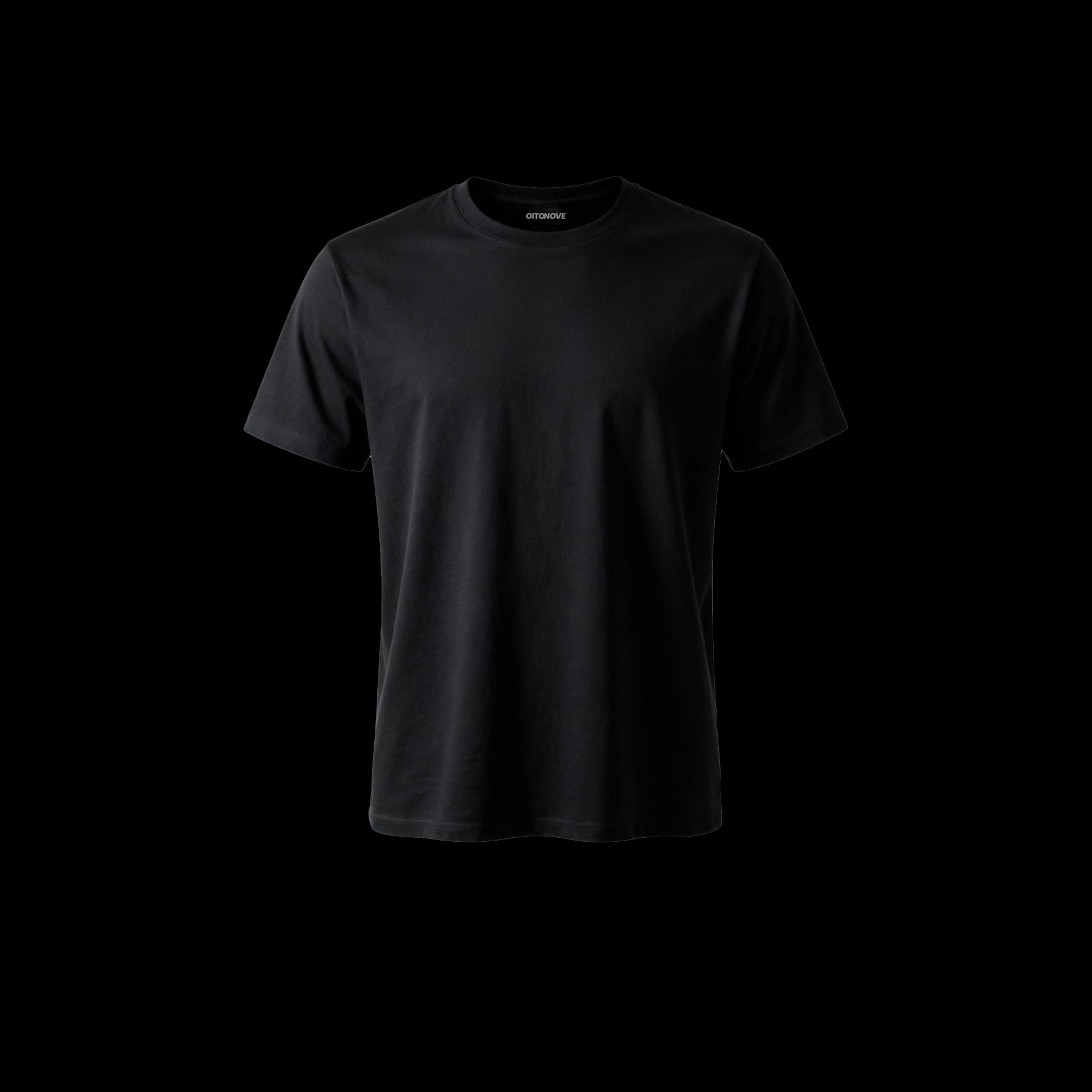 Camiseta Essencial Preta, algodão puro, caimento no corpo e acabamento limpo Camiseta Essencial Preta 100% algodão com caimento natural e design minimalista
