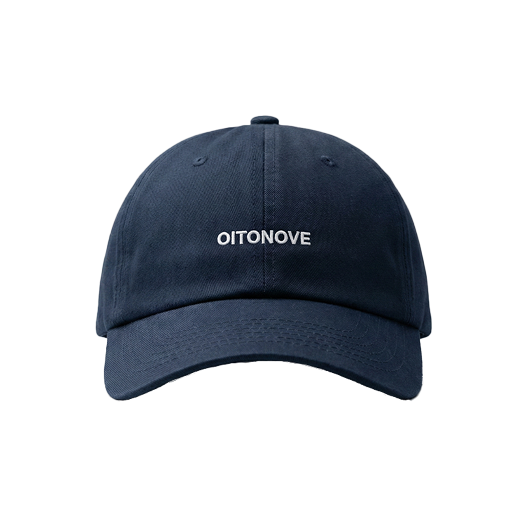 Boné Essencial OITONOVE — Navy. Boné Essencial OITONOVE navy — destaque frontal.