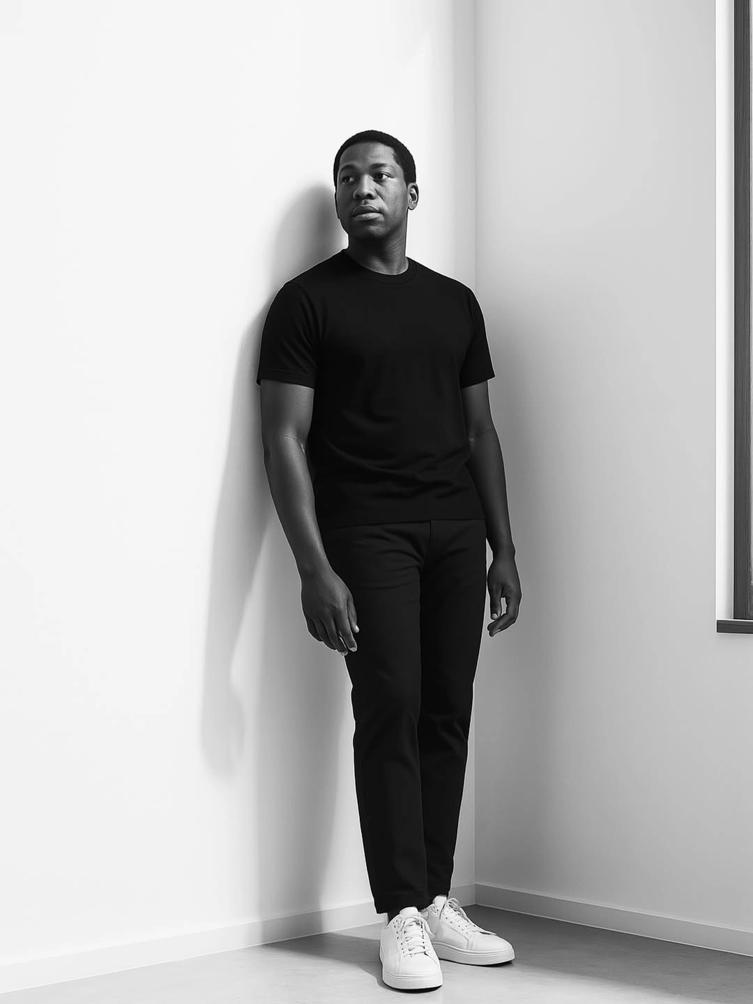 Caimento impecável da camiseta no corpo